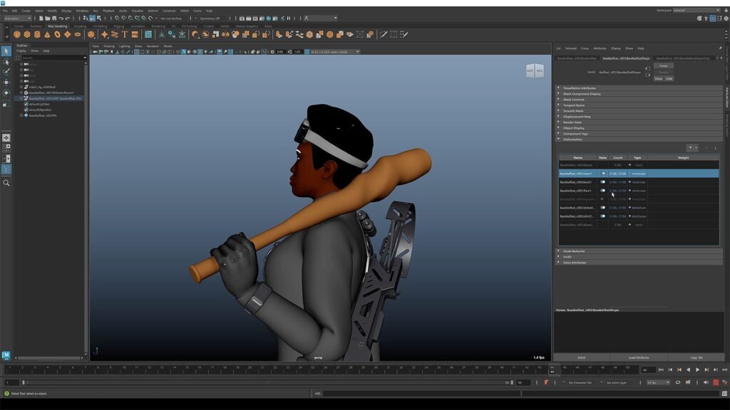 Autodesk Maya screen
