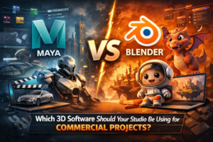 Maya vs. Blender: Which 3D Software Should Your Studio Be Using for Commercial Projects?